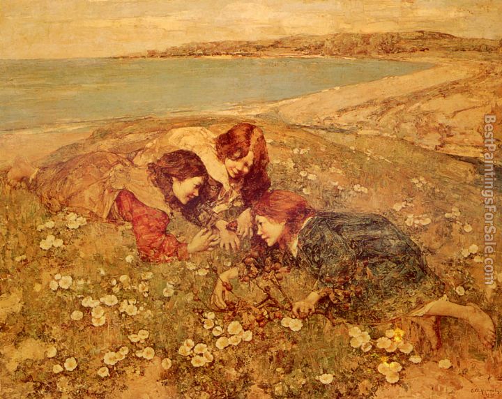 Edward Atkinson Hornel Paintings for sale